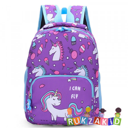 Рюкзак детский прогулочный Единорог Фиолетовый