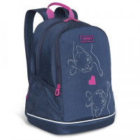 Рюкзак школьный Grizzly RG-163-10 Темно - синий