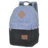 Молодежный рюкзак Asgard Р-5333 Полиэстр Черный - Серо-синий