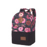 Молодежный рюкзак Asgard Р-5333 Дизайн Черный - Пончики Газета черный