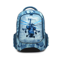 Рюкзак школьный 4ALL SCHOOL RU 1803 Вертолёт Синий