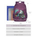 Рюкзак школьный Grizzly RG-163-2 Птички Фиолетовый