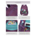 Рюкзак школьный Grizzly RG-163-2 Птички Фиолетовый