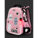 Ранец рюкзак с мешком для сменки Nukki NK23G-6007 Розовый Котики
