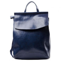 Кожаный рюкзак сумка Arkansas Синий