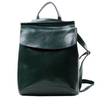 Кожаный рюкзак сумка Arkansas Зеленый
