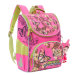 Ранец для школы Grizzly RA-873-4 Little Girls Бабочки в цветах Фуксия