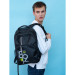 Рюкзак школьный Grizzly RU-230-6 Черный - салатовый
