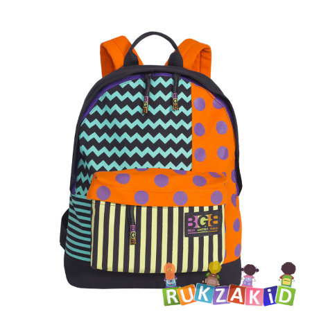 Рюкзак молодежный Grizzly RD-750-3 Черный - оранжевый