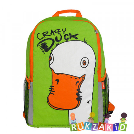 Рюкзак школьный Grizzly RB-051-5 Crazy Duck Салатовый