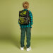 Ранец школьный с мешком для обуви Grizzly RAm-385-8 Дино