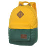 Молодежный рюкзак Asgard Р-5333 Полиэстр Изумруд - Желтый