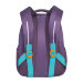 Рюкзак школьный с ежиком Grizzly RG-762-1 Фиолетовый