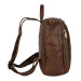 Кожаный рюкзак сумка для города Polar 0500917-2 Коричневый