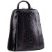 Кожаный рюкзак сумка из натуральной кожи Colorado Рептилия Синий