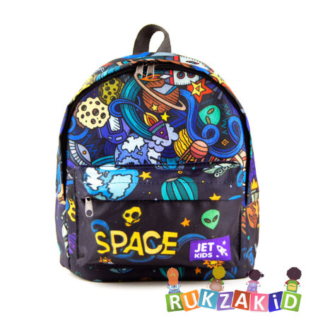 Детский мини рюкзак космос JetKids Doodle Space