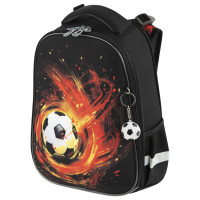 Ранец рюкзак школьный BRAUBERG PREMIUM Fireball