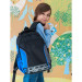 Рюкзак школьный подростковый Grizzly RB-259-1m Черный - синий - серый