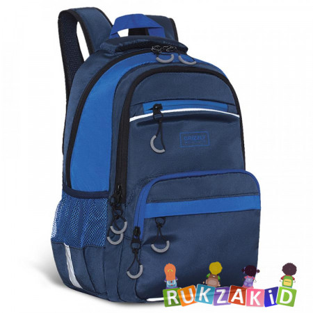 Рюкзак школьный Grizzly RB-054-5 Синий