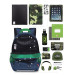 Рюкзак школьный Grizzly RB-054-5 Синий - зеленый
