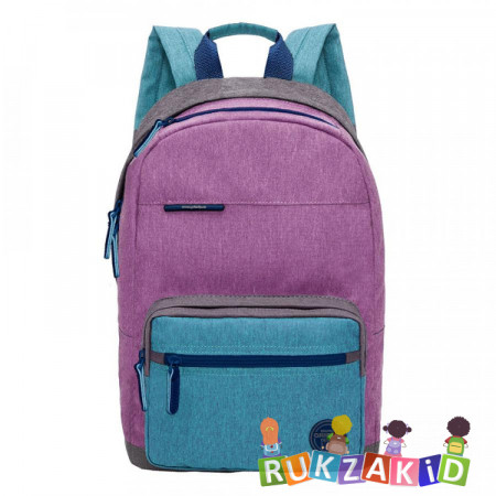 Рюкзак универсальный Grizzly RXL-121-2 Синий - пурпурный