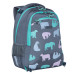 Рюкзак школьный с мешком для обуви Grizzly RG-169-3 Медведи