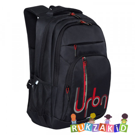 Рюкзак молодежный Grizzly RU-236-1 Черный - красный