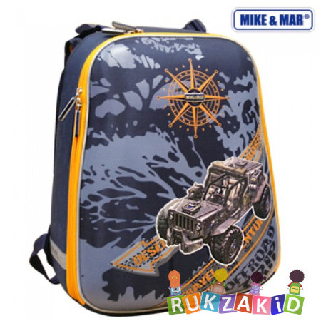 Рюкзак для школы Mike Mar 1008-67 Джип Сине-оранжевый