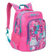 Рюкзак школьный для девочек Grizzly RG-866-1 Фуксия