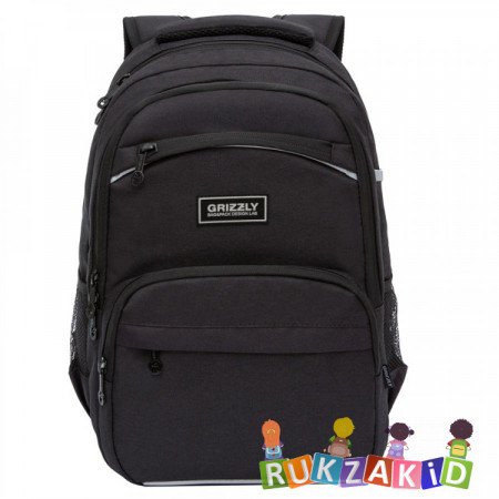 Рюкзак школьный Grizzly RB-054-6 Черный