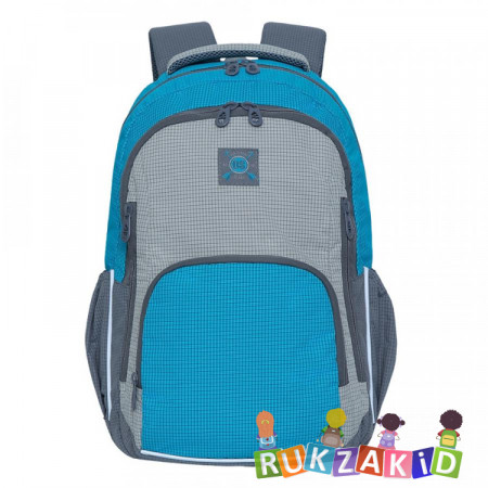 Рюкзак молодежный Grizzly RD-143-3 Серый - голубой