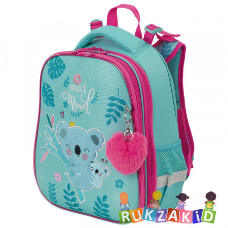 Ранец рюкзак школьный BRAUBERG PREMIUM Koala