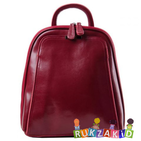Кожаный рюкзак сумка из натуральной кожи Colorado Бордовый