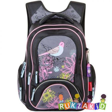 Рюкзак школьный облегченный Across KB1520-3 Птичка