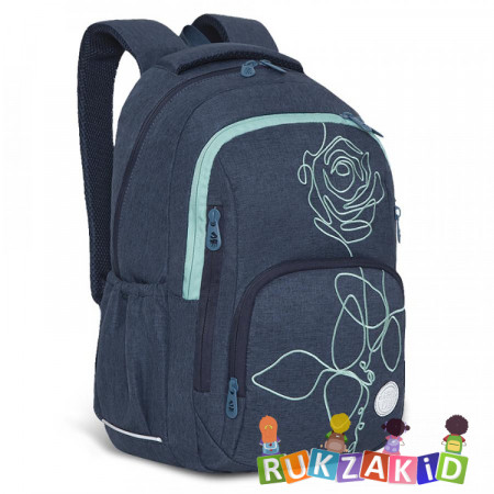 Рюкзак молодежный Grizzly RD-143-2 Темно - синий