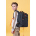 Рюкзак школьный Grizzly RB-156-1 Черный - оранжевый