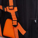 Рюкзак школьный Grizzly RB-156-1 Черный - оранжевый