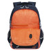 Рюкзак школьный Grizzly RB-354-3 Синий - оранжевый