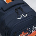 Рюкзак школьный Grizzly RB-354-3 Синий - оранжевый