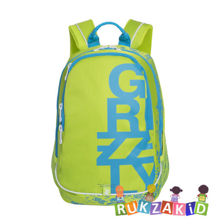 Молодежный рюкзак Grizzly RU-724-1 Cалатовый