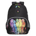 Рюкзак школьный Grizzly RG-360-6 Попугаи Черный