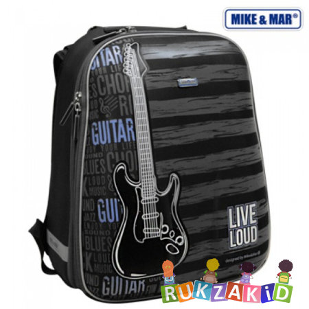 Школьный рюкзак Mike Mar 1008-69 Гитара Черно-синий