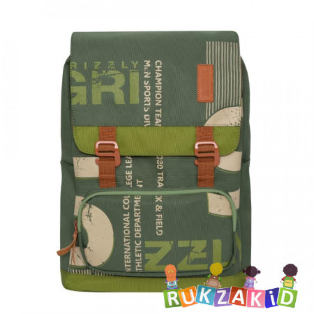Рюкзак молодежный Grizzly RU-929-1 Хаки - оливковый
