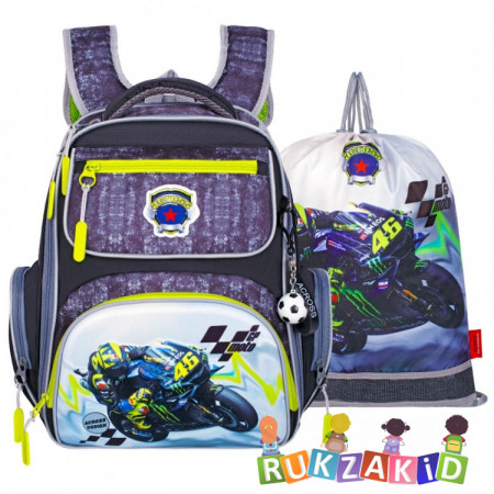 Рюкзак для школы Across ACS1-3 Мотоциклист