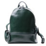 Женский кожаный рюкзак Connecticut Зеленый