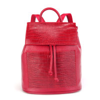 Рюкзак женский​ из экокожи Ors Oro D-436 Красный