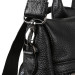 Женский кожаный рюкзак сумка Polar 0908 Черный
