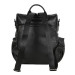 Женский кожаный рюкзак сумка Polar 0908 Черный