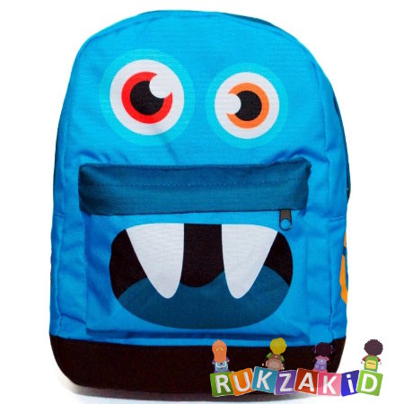 Детский рюкзак дошкольный JetKids Монстрик синий
