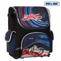 Школьный портфель раскладушка Mike Mar 1440-MM-11 Мото